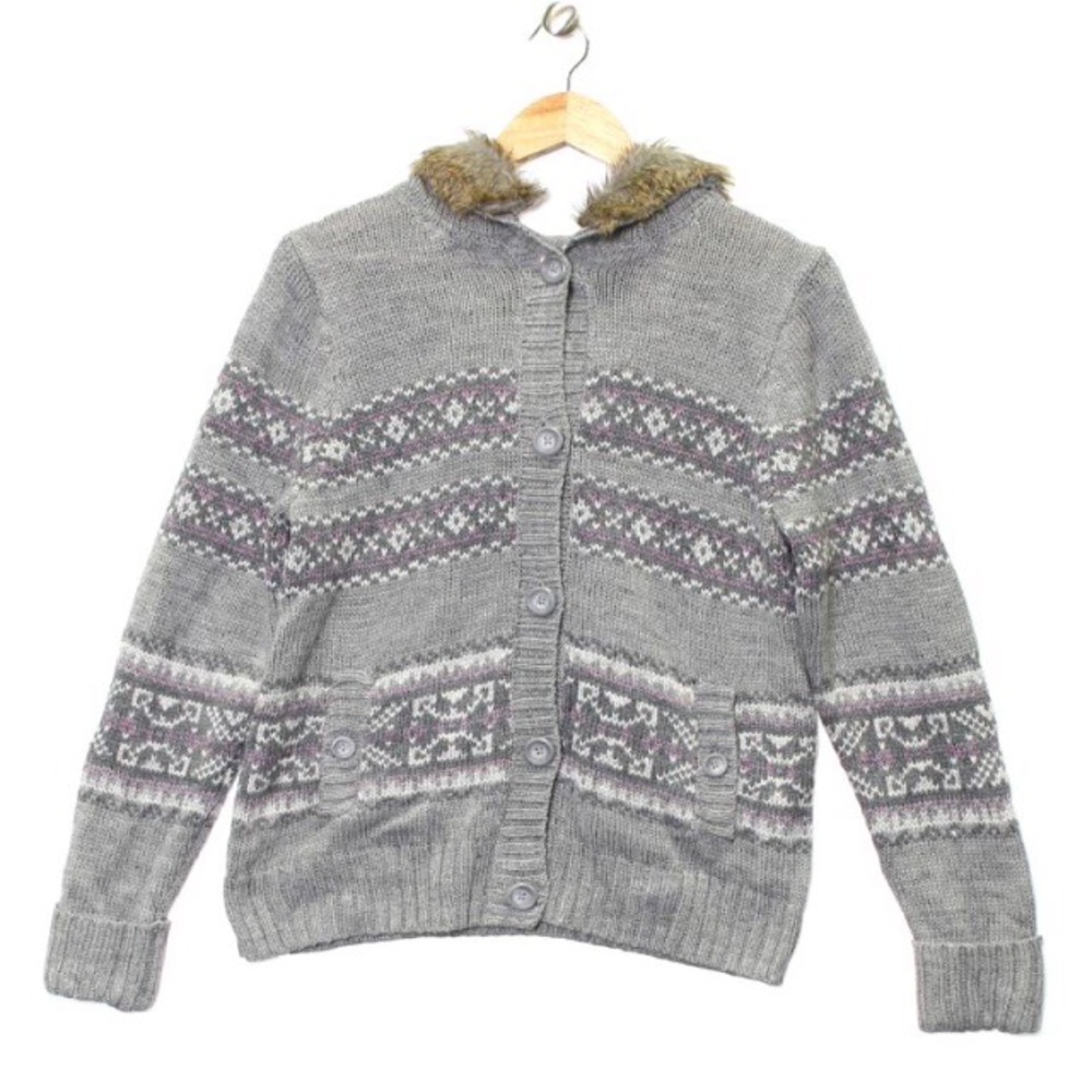 NWT Sonoma Life+Style Sweater With Hood Size L
